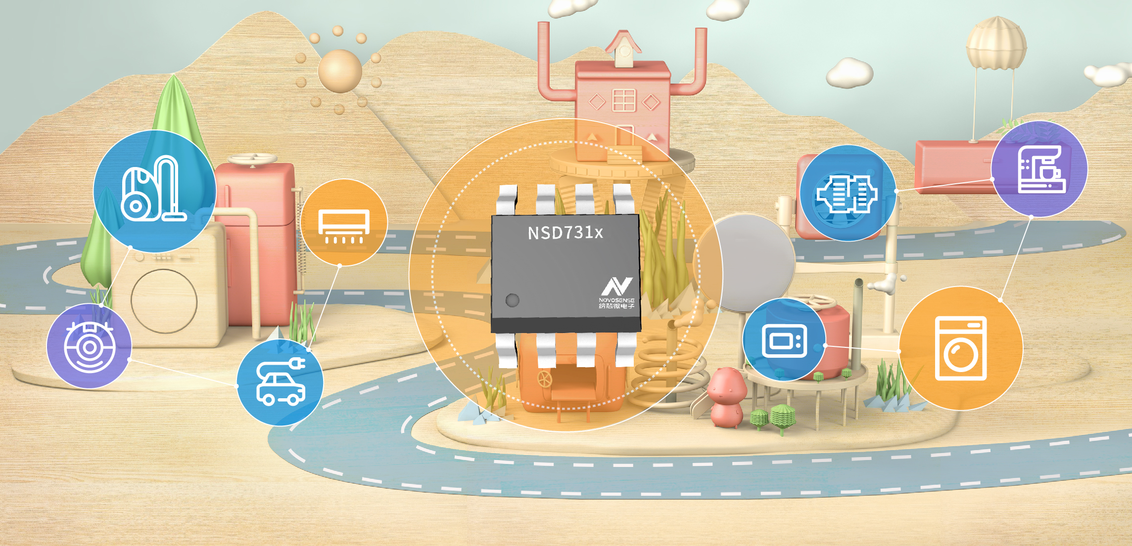 pp电子模拟器直流有刷电机驱动NSD731x系列发布多款新品，任君挑。